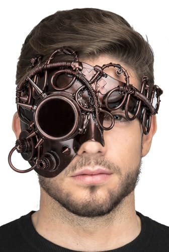 My Other Me Me - Steampunk Maske, mehrfarbig (205649) von My Other Me