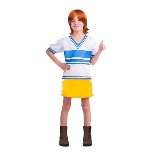 My Other Me Nami-Kostüm für Mädchen mit Perücke, T-Shirt und Rock in Weiß und Orange, Größe 10-12 Jahre. Perfekt für Abenteuer voller Spaß My Other Me Nami-Kostüm für Mädchen mit Perücke, T-Shirt und Rock in Weiß und Orange, Größe 10-12 Jahre. Perfekt für Abenteuer voller Spaß von My Other Me