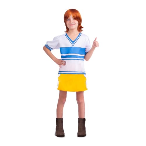 My Other Me Nami-Kostüm für Mädchen mit Perücke, T-Shirt und Rock in Weiß und Orange, Größe 7-9 Jahre. Perfekt für unvergessliche Anime-Abenteuer My Other Me Nami-Kostüm für Mädchen mit Perücke, T-Shirt und Rock in Weiß und Orange, Größe 7-9 Jahre. Perfekt für unvergessliche Anime-Abenteuer von My Other Me