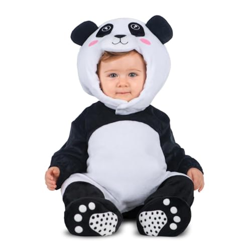 My Other Me Panda-Kostüm für Babys, Unisex, schwarz und weiß, mit Mütze, Overall, Schwanz und Söckchen, Größe 24-36 Monate. Tauchen Sie ein in die wilde Welt des Bambuss. My Other Me Panda-Kostüm für Babys, Unisex, schwarz und weiß, mit Mütze, Overall, Schwanz und Söckchen, Größe 24-36 Monate. Tauchen Sie ein in die wilde Welt des Bambuss. von My Other Me
