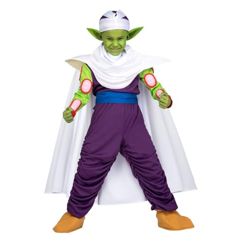 My Other Me Piccolo-Kostüm für Kinder, Größe 13-14 Jahre. Inklusive Mütze, Kragen, Umhang, T-Shirt und Latexohren, Schärpe, Hose, Stiefelstulpen, Spezialkleber und Make-up. My Other Me Piccolo-Kostüm für Kinder, Größe 13-14 Jahre. Inklusive Mütze, Kragen, Umhang, T-Shirt und Latexohren, Schärpe, Hose, Stiefelstulpen, Spezialkleber und Make-up. von My Other Me