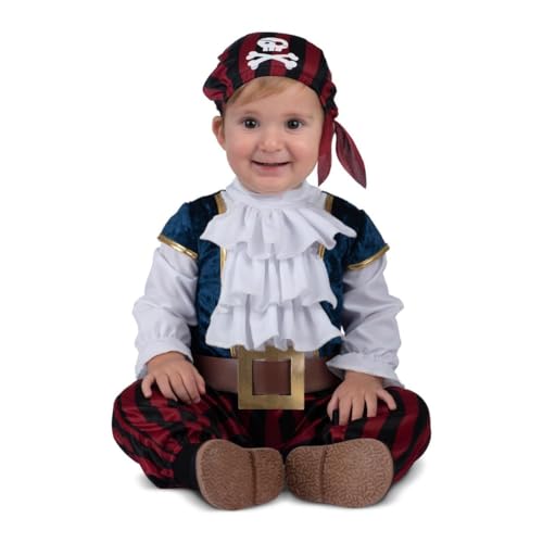 My Other Me Piratenkostüm für Babys, Unisex, mit Overall, Gürtel und Mütze, Rot und Weiß, Größe 7-12 Monate. Rasse die sieben Meere im Lätzchen-Stil My Other Me Piratenkostüm für Babys, Unisex, mit Overall, Gürtel und Mütze, Rot und Weiß, Größe 7-12 Monate. Rasse die sieben Meere im Lätzchen-Stil von My Other Me