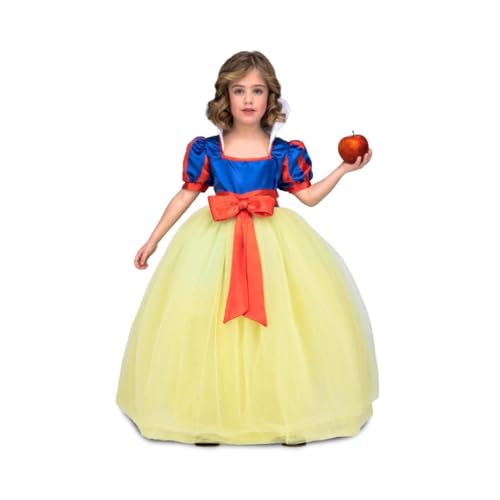 My Other Me Prinzessinnenkostüm für Mädchen in Gelb und Blau, mit Kleid, Handschuhen und Cancan, Größe 7-9 Jahre. Perfekt für die magischsten Märchen My Other Me Prinzessinnenkostüm für Mädchen in Gelb und Blau, mit Kleid, Handschuhen und Cancan, Größe 7-9 Jahre. Perfekt für die magischsten Märchen von My Other Me