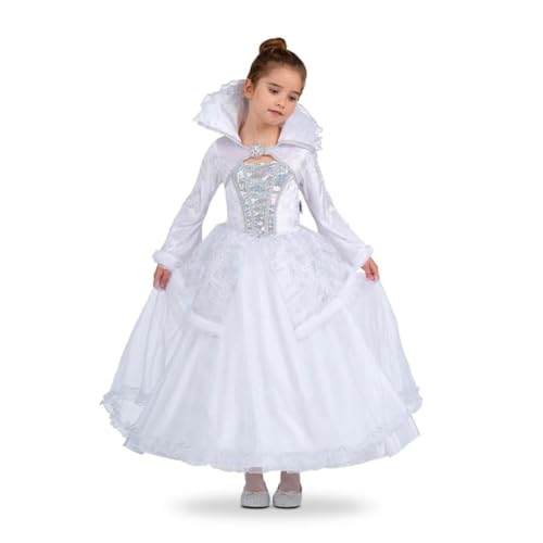 My Other Me Weißes Prinzessinnenkostüm für Mädchen, mit Kleid und glitzernden Details, Größe 10-12 Jahre. Perfekt, um bei jedem echten Ereignis zu zaubern My Other Me Weißes Prinzessinnenkostüm für Mädchen, mit Kleid und glitzernden Details, Größe 10-12 Jahre. Perfekt, um bei jedem echten Ereignis zu zaubern von My Other Me