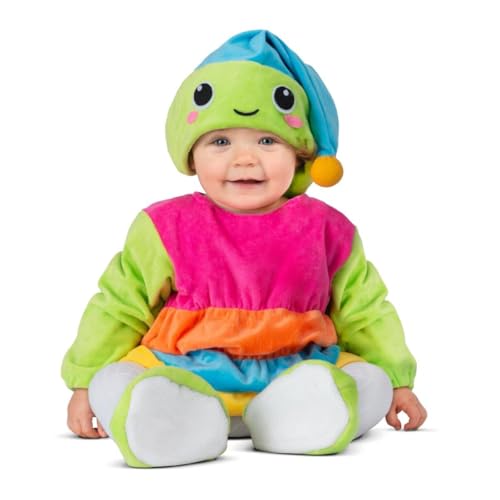 My Other Me Wurm-Kostüm, Unisex, Grün und Rosa, mit Leuchtmütze, Kleid und Babyschuhen, Größe 7-12 Monate. Lassen Sie Ihr Kind bei jeder Gelegenheit glänzen. My Other Me Wurm-Kostüm, Unisex, Grün und Rosa, mit Leuchtmütze, Kleid und Babyschuhen, Größe 7-12 Monate. Lassen Sie Ihr Kind bei jeder Gelegenheit glänzen. von My Other Me