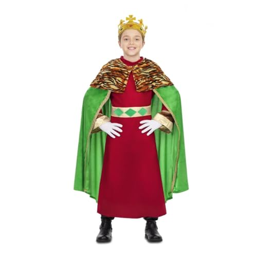 My Other Me Zaubererkostüm für Kinder, mit Umhang, Tunika und Gürtel in Rot und Grün, Größe 5-6 Jahre. Wählen Sie diesen Anzug für ein magisches und besonderes Weihnachten My Other Me Zaubererkostüm für Kinder, mit Umhang, Tunika und Gürtel in Rot und Grün, Größe 5-6 Jahre. Wählen Sie diesen Anzug für ein magisches und besonderes Weihnachten von My Other Me