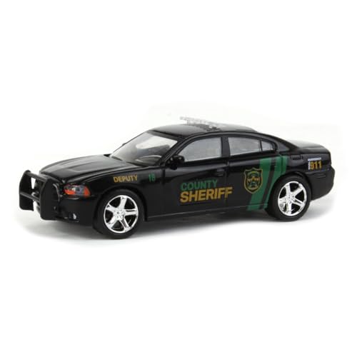 Greenlight 44980-D Hollywood Serie 38 – Yellowstone – 2011 Dodge Charger Pursuit – County Sheriff Deputy #18 1/64 Druckguss von My Pet Elephant