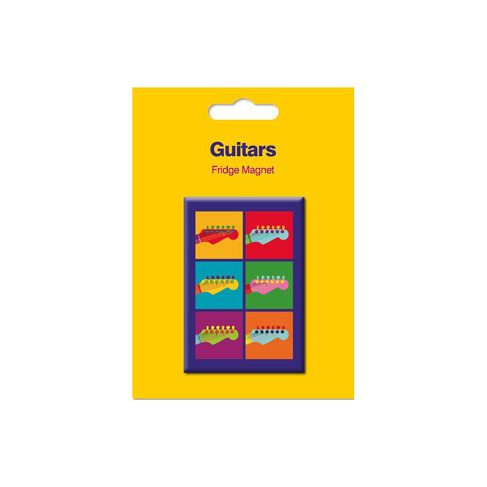 My World Pop Art Magnet - Guitars Dekomagnet von My World