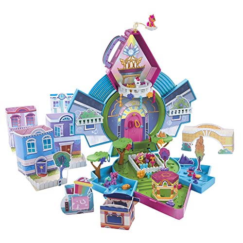 My Little Pony Mini World Magic Mini-Kristallspielhaus, Spielset mit 5 Sammelfiguren, für Kinder ab 5 Jahren von My Little Pony