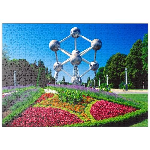 MyPuzzle Atomium, errichtet für die Weltausstellung 1958 - Brüssel, Belgien - Premium 500 Teile Puzzle - MyPuzzle Sonderkollektion von Puzzle Galaxy von MyPuzzle.com