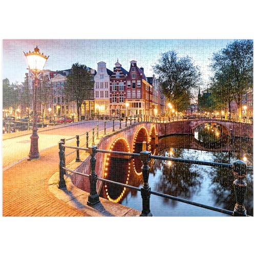 MyPuzzle Ausflug nach Amsterdam - Premium 1000 Teile Puzzle - MyPuzzle Sonderkollektion von ilsespiel von MyPuzzle.com