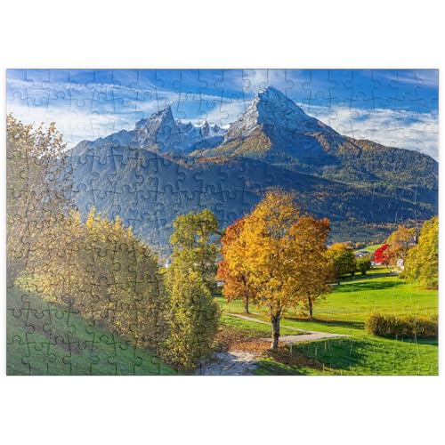 MyPuzzle Bischofswiesen nahe Berchtesgaden mit Blick zum Watzmann - Premium 200 Teile Puzzle - MyPuzzle Sonderkollektion von Puzzle Galaxy von MyPuzzle.com