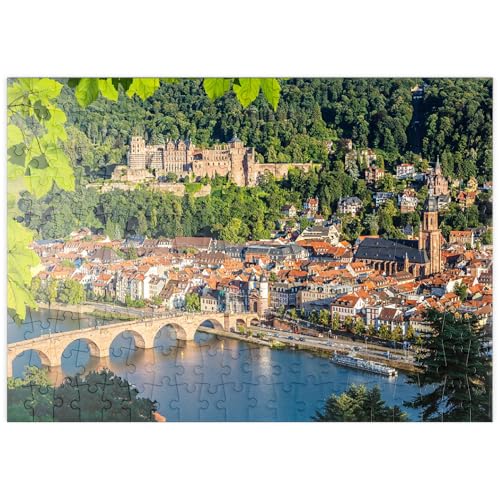 MyPuzzle Blick auf Heidelberg im Sommer, Deutschland - Premium 200 Teile Puzzle - MyPuzzle Sonderkollektion von Puzzle Galaxy von MyPuzzle.com