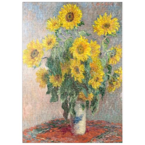 MyPuzzle Bouquet of Sunflowers (1881) by Claude Monet - Premium 500 Teile Puzzle - MyPuzzle Sonderkollektion von Æpyornis von MyPuzzle.com