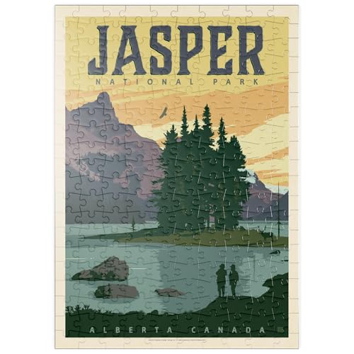 MyPuzzle Canada: Jasper National Park, Vintage Poster - Premium 200 Teile Puzzle - MyPuzzle Sonderkollektion von Anderson Design Group von MyPuzzle.com