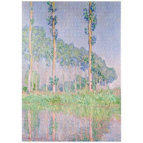 MyPuzzle Claude Monet's Poplars, Pink Effect (1891) - Premium 1000 Teile Puzzle - MyPuzzle Sonderkollektion von Æpyornis von MyPuzzle.com