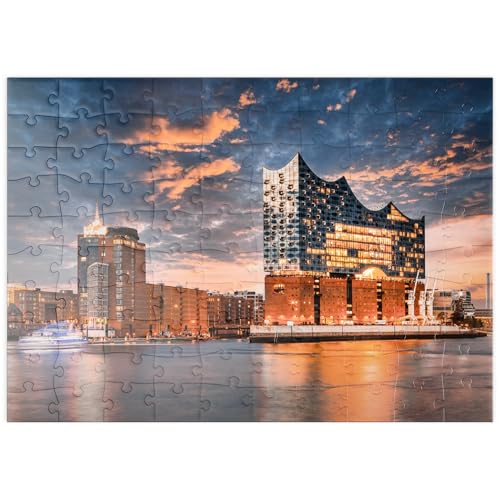 MyPuzzle Die Elbphilharmonie in Hamburg - Premium 100 Teile Puzzle - MyPuzzle Sonderkollektion von Puzzle Galaxy von MyPuzzle.com