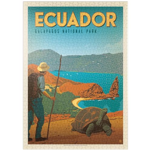 MyPuzzle Ecuador: Galapagos National Park, Vintage Poster - Premium 1000 Teile Puzzle - MyPuzzle Sonderkollektion von Anderson Design Group MyPuzzle Ecuador: Galapagos National Park, Vintage Poster - Premium 1000 Teile Puzzle - MyPuzzle Sonderkollektion von Anderson Design Group von MyPuzzle.com