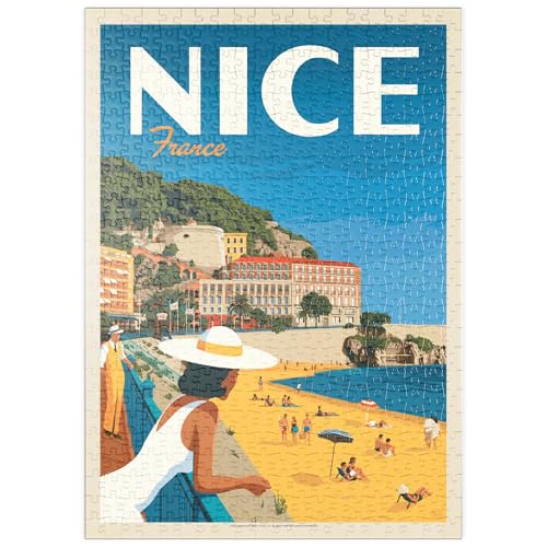 MyPuzzle Frankreich: Nizza, Vintage Poster - Premium 500 Teile Puzzle - MyPuzzle Sonderkollektion von Anderson Design Group von MyPuzzle.com