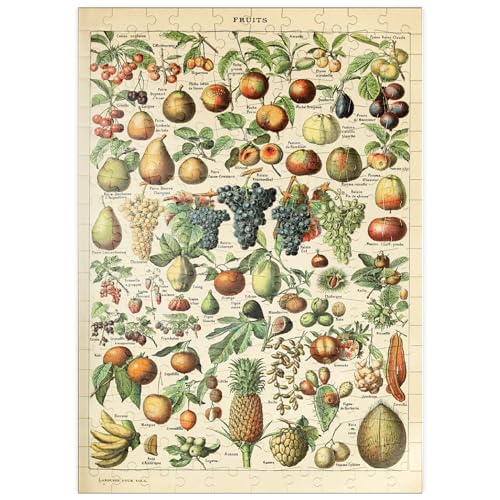 MyPuzzle Fructus - Früchte für alle, Vintage Art Poster, Adolphe Millot - Premium 200 Teile Puzzle - MyPuzzle Sonderkollektion von Havana Puzzle Company von MyPuzzle.com