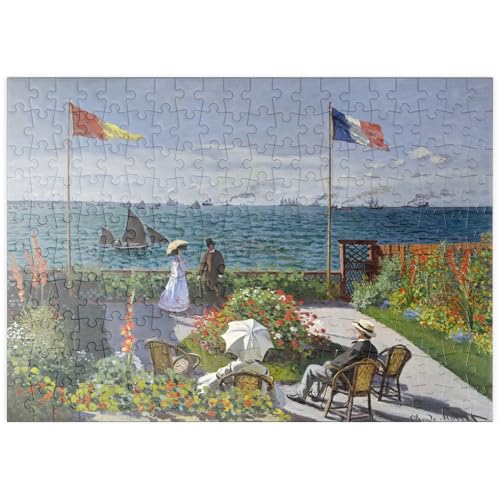 MyPuzzle Garden at Sainte-Adresse by Claude Monet - Premium 200 Teile Puzzle - MyPuzzle Sonderkollektion von Æpyornis von MyPuzzle.com