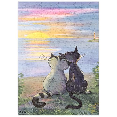 MyPuzzle Kater Jacob - Es liegt was in der Luft! - Premium 200 Teile Puzzle - MyPuzzle Sonderkollektion von Kater Jacob von MyPuzzle.com