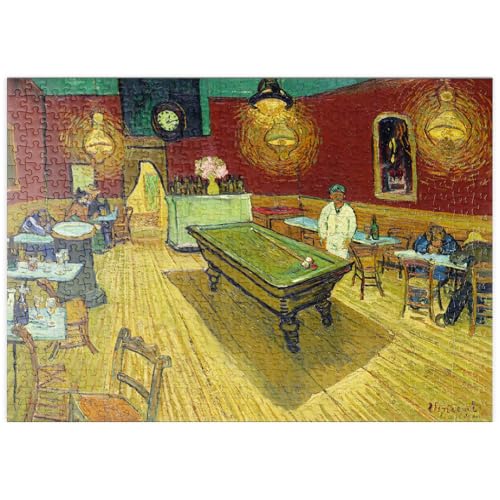 MyPuzzle Le café de nuit (The Night Café) (1888) by Vincent Van Gogh - Premium 500 Teile Puzzle - MyPuzzle Sonderkollektion von Æpyornis von MyPuzzle.com