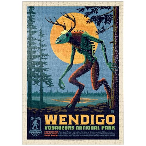 MyPuzzle Legenden der Nationalparks: Voyageurs' Der Wendigo - Premium 1000 Teile Puzzle - MyPuzzle Sonderkollektion von Anderson Design Group von MyPuzzle.com