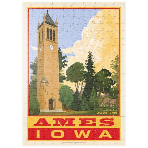 MyPuzzle American College Towns: Ames, Iowa, Vintage Poster - Premium 200 Teile Puzzle - MyPuzzle Sonderkollektion von Anderson Design Group von MyPuzzle.com