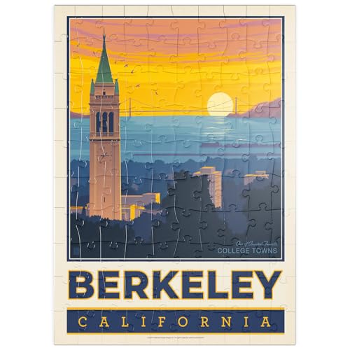 MyPuzzle American College Towns: Berkeley, CA, Vintage Poster - Premium 100 Teile Puzzle - MyPuzzle Sonderkollektion von Anderson Design Group von MyPuzzle.com