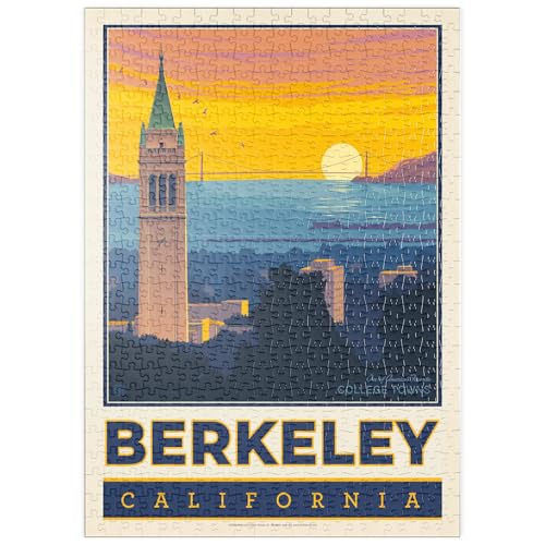 MyPuzzle American College Towns: Berkeley, CA, Vintage Poster - Premium 500 Teile Puzzle - MyPuzzle Sonderkollektion von Anderson Design Group von MyPuzzle.com