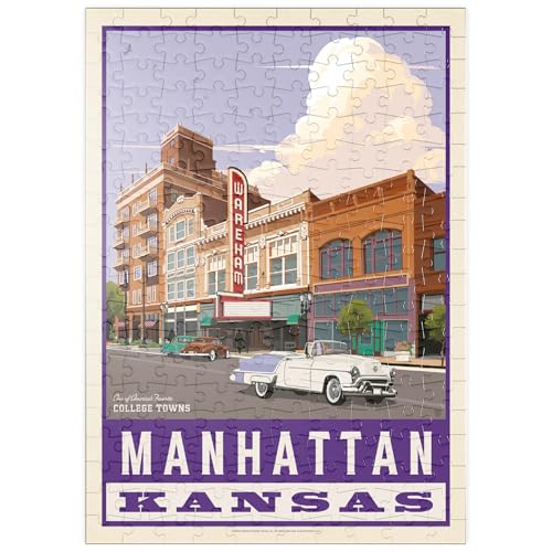 MyPuzzle American College Towns: Manhattan, Kansas - Premium 200 Teile Puzzle - MyPuzzle Sonderkollektion von Anderson Design Group von MyPuzzle.com