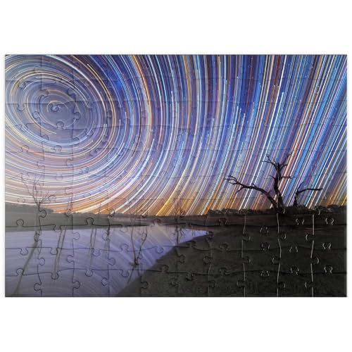 MyPuzzle Australische Sternspuren über Einer Sich spiegelnden Landschaft - Premium 100 Teile Puzzle - MyPuzzle Sonderkollektion von Puzzle Galaxy MyPuzzle Australische Sternspuren über Einer Sich spiegelnden Landschaft - Premium 100 Teile Puzzle - MyPuzzle Sonderkollektion von Puzzle Galaxy von MyPuzzle.com