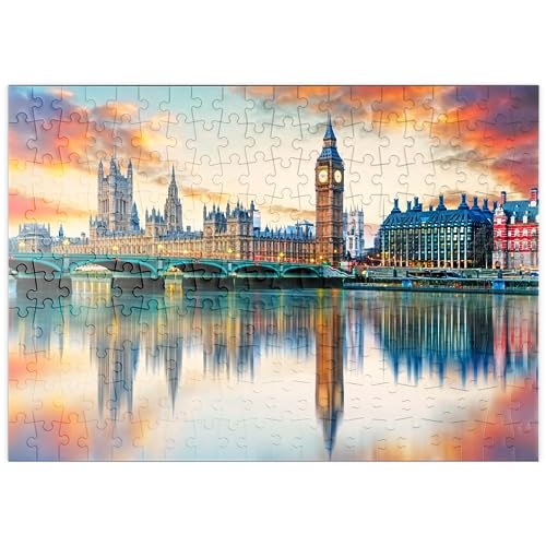 MyPuzzle Big Ben und Parlamentsgebäude, London, England - Premium 200 Teile Puzzle - MyPuzzle Sonderkollektion von Puzzle Galaxy von MyPuzzle.com