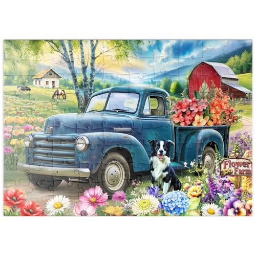 MyPuzzle Blumenfarm 2 - Premium 100 Teile Puzzle - MyPuzzle Sonderkollektion von Puzzle Galaxy von MyPuzzle.com