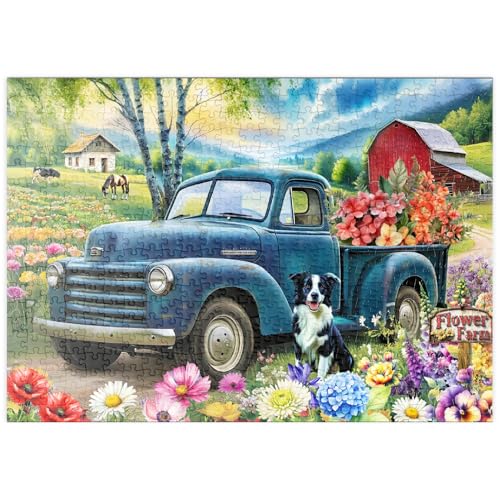 MyPuzzle Blumenfarm 2 - Premium 500 Teile Puzzle - MyPuzzle Sonderkollektion von Puzzle Galaxy von MyPuzzle.com