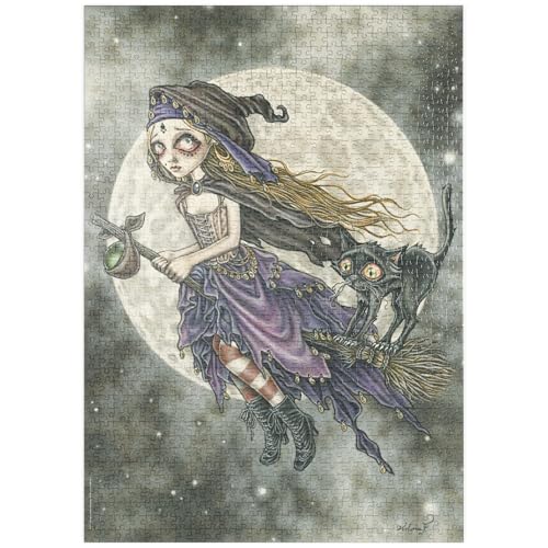 MyPuzzle Broom - Victoria Francés - Misty Circus - Premium 1000 Teile Puzzle - MyPuzzle Sonderkollektion von Heye Puzzle von MyPuzzle.com