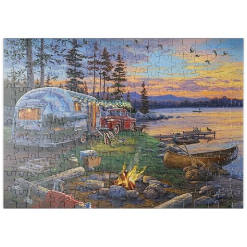 MyPuzzle Campingabenteuer in der Wildnis - Premium 200 Teile Puzzle - MyPuzzle Sonderkollektion von Puzzle Galaxy von MyPuzzle.com