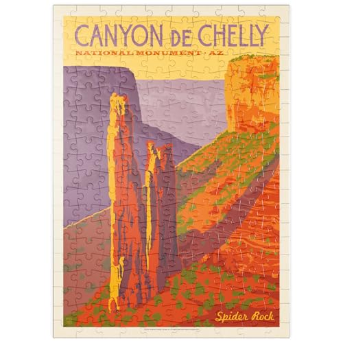 MyPuzzle Canyon De Chelly National Monument, Arizona, Vintage Poster - Premium 200 Teile Puzzle - MyPuzzle Sonderkollektion von Anderson Design Group von MyPuzzle.com