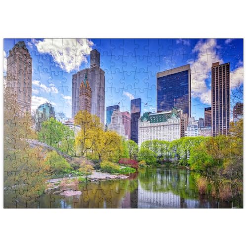 MyPuzzle Central Park mit Skyline von Manhattan – New York - Premium 200 Teile Puzzle - MyPuzzle Sonderkollektion von Puzzle Galaxy von MyPuzzle.com