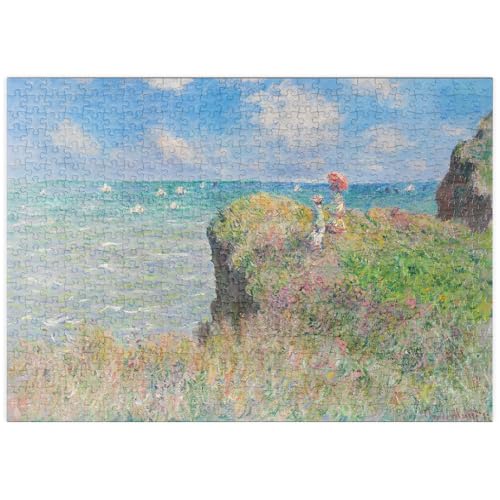 MyPuzzle Cliff Walk at Pourville (1882) by Claude Monet - Premium 500 Teile Puzzle - MyPuzzle Sonderkollektion von Æpyornis von MyPuzzle.com