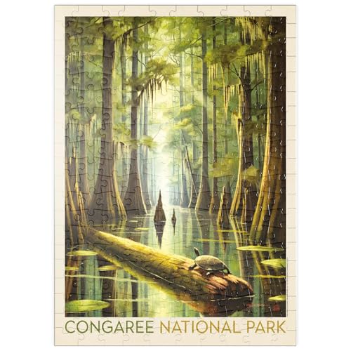 MyPuzzle Congaree National Park: Schildkrötenzeit - Premium 200 Teile Puzzle - MyPuzzle Sonderkollektion von Anderson Design Group von MyPuzzle.com