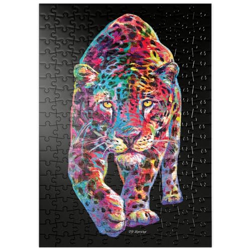 MyPuzzle Curious Tiger - Premium 200 Teile Puzzle - MyPuzzle Sonderkollektion von Puzzle Galaxy von MyPuzzle.com