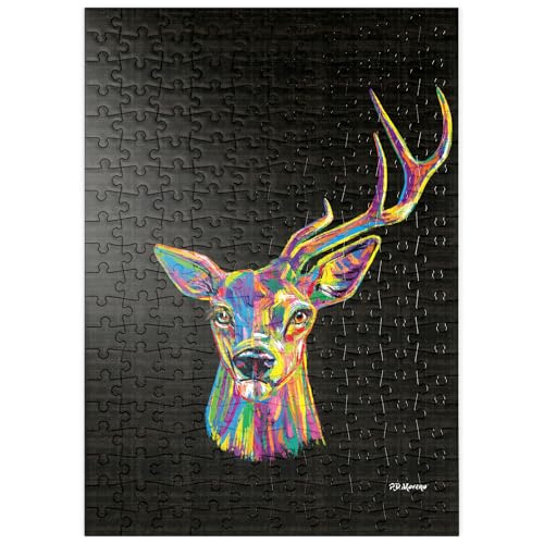 MyPuzzle Deer Family - Premium 200 Teile Puzzle - MyPuzzle Sonderkollektion von Puzzle Galaxy von MyPuzzle.com