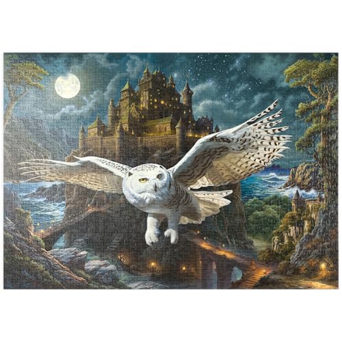 MyPuzzle Die Festung der Eulen - Premium 1000 Teile Puzzle - MyPuzzle Sonderkollektion von Puzzle Galaxy von MyPuzzle.com