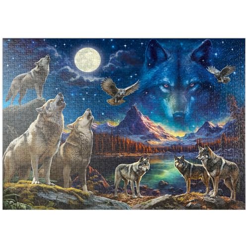 MyPuzzle Die Schönheit der Wölfe - Premium 1000 Teile Puzzle - MyPuzzle Sonderkollektion von Puzzle Galaxy von MyPuzzle.com