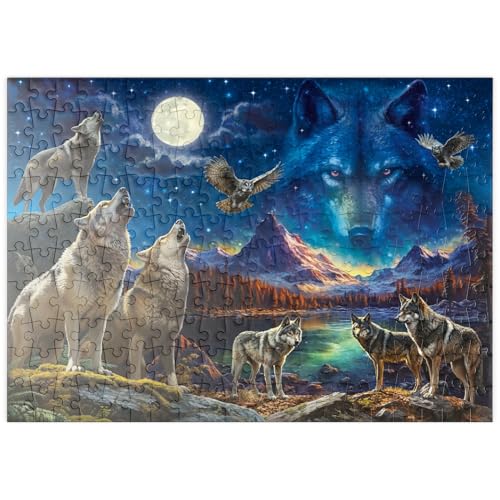 MyPuzzle Die Schönheit der Wölfe - Premium 200 Teile Puzzle - MyPuzzle Sonderkollektion von Puzzle Galaxy von MyPuzzle.com