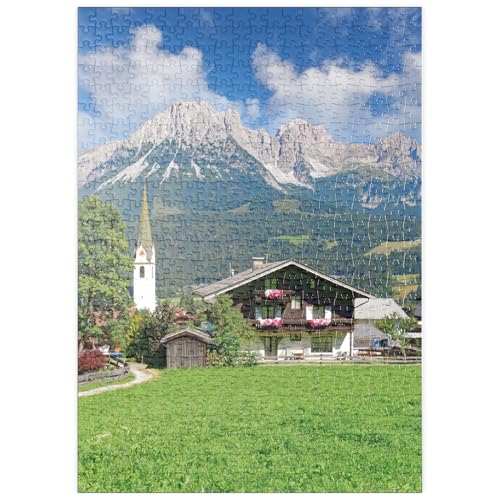 MyPuzzle Ellmau am Wilden Kaiser in Tirol, Österreich - Premium 500 Teile Puzzle - MyPuzzle Sonderkollektion von Starnberger Spiele von MyPuzzle.com