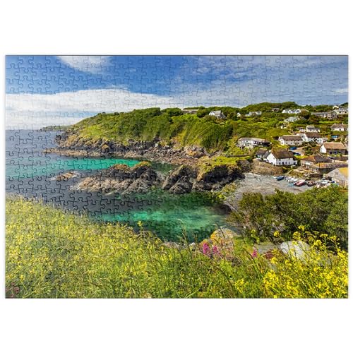 MyPuzzle Fischerdorf Cadgwith auf der Lizard Peninsula, Cornwall - Premium 500 Teile Puzzle - MyPuzzle Sonderkollektion von Puzzle Galaxy von MyPuzzle.com