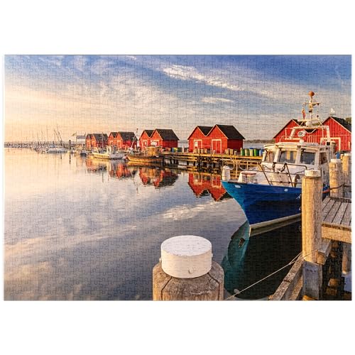 MyPuzzle Fischereihafen Weiße Wiek im Ostseebad Boltenhagen - Premium 1000 Teile Puzzle - MyPuzzle Sonderkollektion von Puzzle Galaxy von MyPuzzle.com